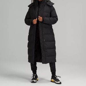 Lululemon wunder puff long jacket size 12